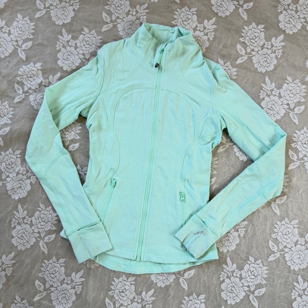 Lululemon Define Jacket Mint Green Size 4